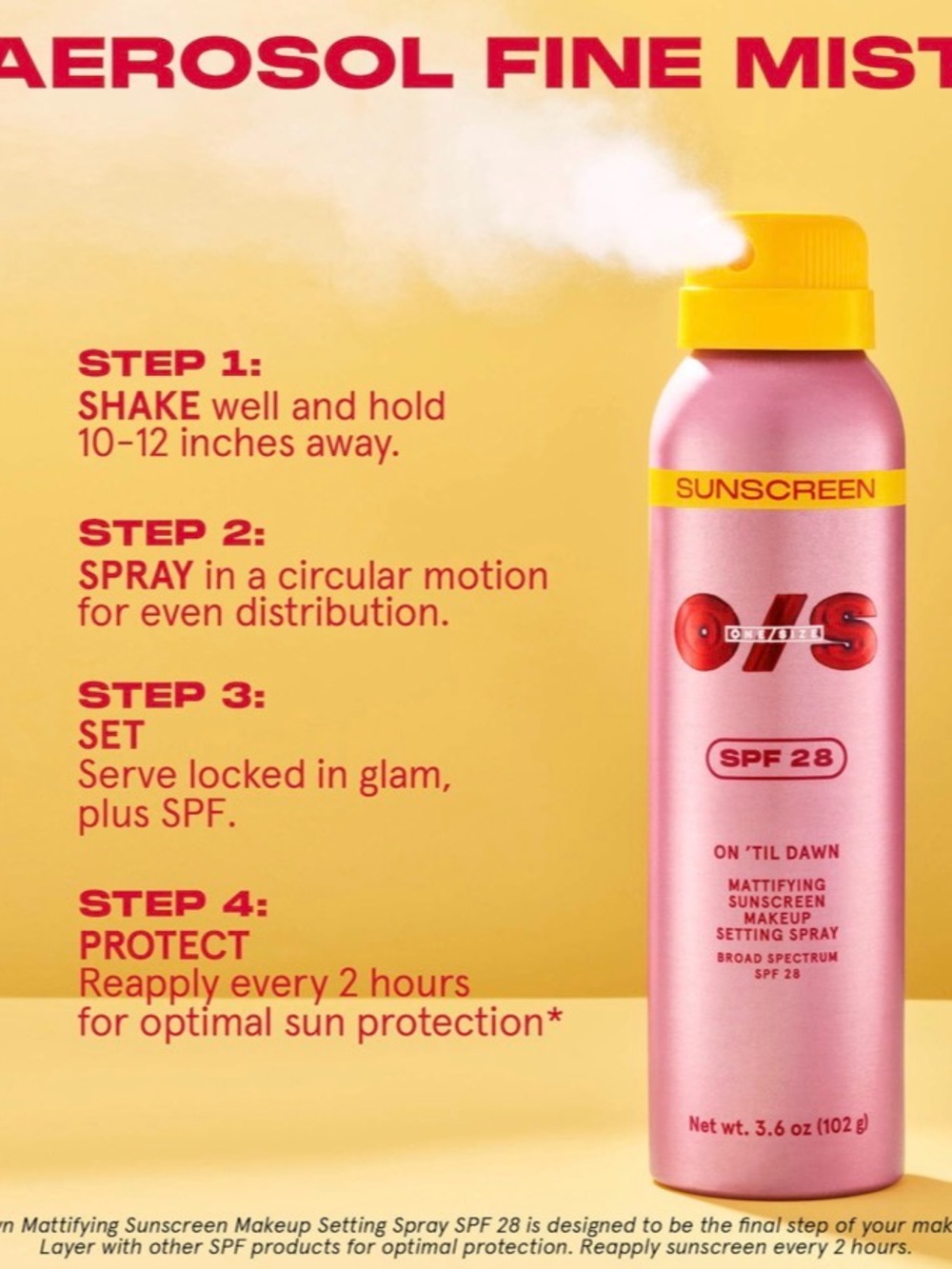 O/S Makeup setting Spray SPF 28 - NWT 😎 - Picture 4 of 11